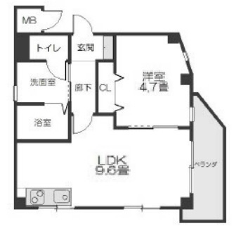 ミヤケンパレスⅡ 301|神戸市灘区鹿ノ下通(阪神本線大石駅)のマンション間取 ミヤケンパレスⅡ 301|神戸市灘区鹿ノ下通(阪神本線大石駅)のマンション間取