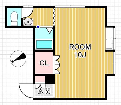 神戸市須磨区須磨寺町の賃貸物件間取画像