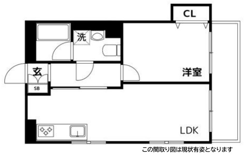 シャルマン花隈 2A|神戸市中央区花隈町(神戸高速線花隈駅)のマンション間取 シャルマン花隈 2A|神戸市中央区花隈町(神戸高速線花隈駅)のマンション間取