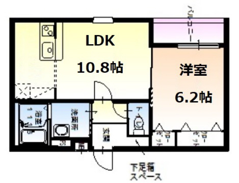 フジパレス東灘 305|神戸市東灘区青木(阪神本線青木駅)のアパート間取 フジパレス東灘 305|神戸市東灘区青木(阪神本線青木駅)のアパート間取