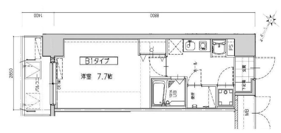 ステーションコート ノース 702|神戸市須磨区大池町(JR山陽本線鷹取駅)のマンション間取 ステーションコート ノース 702|神戸市須磨区大池町(JR山陽本線鷹取駅)のマンション間取