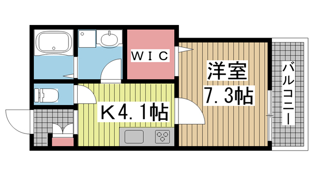 Camellia Tor Road 401|神戸市中央区下山手通(JR東海道本線(近畿)三ノ宮駅)のマンション間取 Camellia Tor Road 401|神戸市中央区下山手通(JR東海道本線(近畿)三ノ宮駅)のマンション間取
