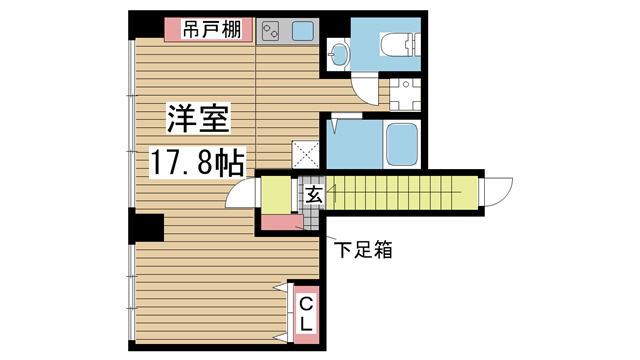 スーペリア上筒井 4F|神戸市中央区上筒井通(JR東海道本線(近畿)灘駅)のマンション間取 スーペリア上筒井 4F|神戸市中央区上筒井通(JR東海道本線(近畿)灘駅)のマンション間取