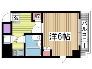 アニメイト神戸 405|神戸市中央区琴ノ緒町(JR東海道本線(近畿)三ノ宮駅)のマンション間取 アニメイト神戸 405|神戸市中央区琴ノ緒町(JR東海道本線(近畿)三ノ宮駅)のマンション間取