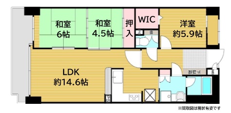 シャルマンコーポ神戸花山 105|神戸市北区幸陽町(神戸電鉄有馬線花山駅)のマンション間取 シャルマンコーポ神戸花山 105|神戸市北区幸陽町(神戸電鉄有馬線花山駅)のマンション間取