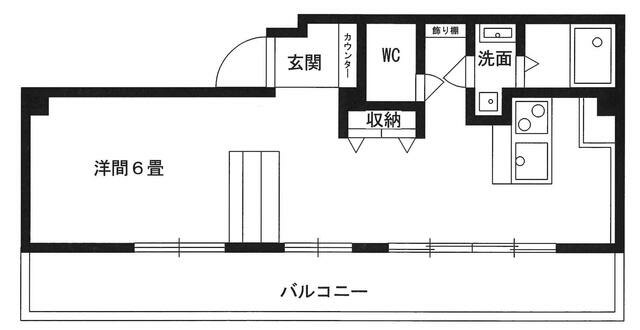 神戸市東灘区住吉宮町の賃貸物件間取画像