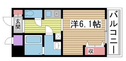 Kitano Flats Plus 302|神戸市中央区山本通(JR東海道本線(近畿)三ノ宮駅)のマンション間取 Kitano Flats Plus 302|神戸市中央区山本通(JR東海道本線(近畿)三ノ宮駅)のマンション間取