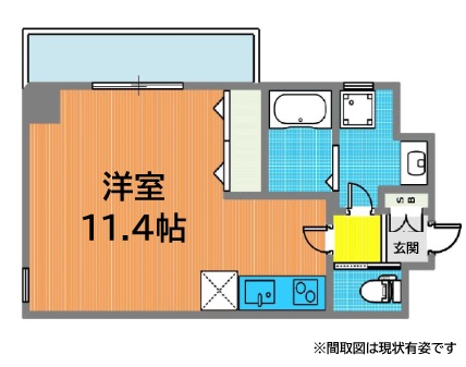 神戸市灘区青谷町の賃貸物件間取画像