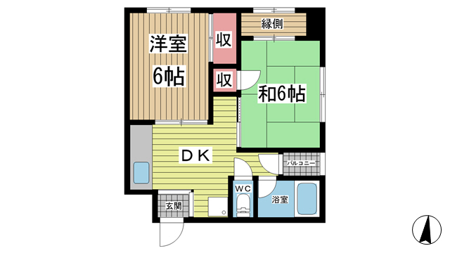 神戸コーポラス 406|神戸市中央区中町通(JR東海道本線(近畿)神戸駅)のマンション間取 神戸コーポラス 406|神戸市中央区中町通(JR東海道本線(近畿)神戸駅)のマンション間取