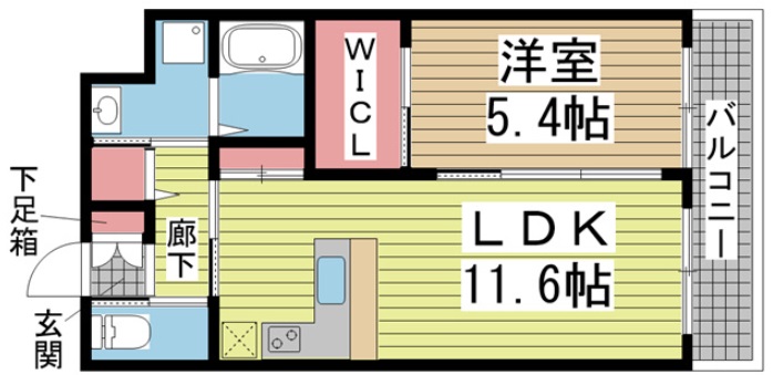 グレイスガーデン 202|神戸市中央区日暮通(阪急神戸線春日野道駅)のマンション間取 グレイスガーデン 202|神戸市中央区日暮通(阪急神戸線春日野道駅)のマンション間取
