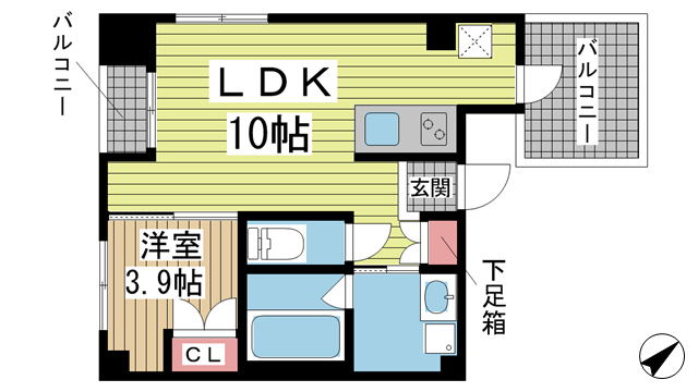 SDグランツ神戸西元町 202|神戸市中央区北長狭通(JR東海道本線(近畿)神戸駅)のマンション間取 SDグランツ神戸西元町 202|神戸市中央区北長狭通(JR東海道本線(近畿)神戸駅)のマンション間取