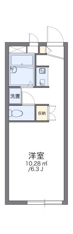 レオパレス武庫之荘 107|尼崎市南武庫之荘(阪急神戸線武庫之荘駅)のアパート間取 レオパレス武庫之荘 107|尼崎市南武庫之荘(阪急神戸線武庫之荘駅)のアパート間取