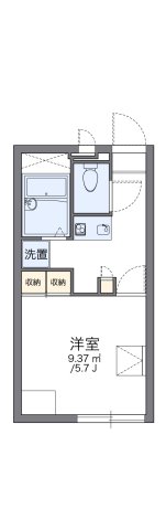 レオパレス北青木 109|神戸市東灘区北青木(阪神本線青木駅)のアパート間取 レオパレス北青木 109|神戸市東灘区北青木(阪神本線青木駅)のアパート間取