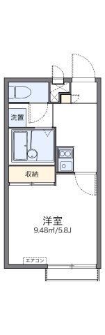 神戸市須磨区一ノ谷町の賃貸物件間取画像