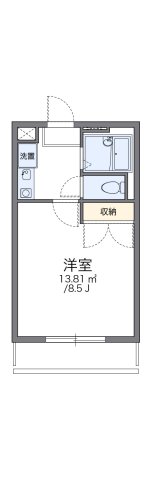 レオパレスアサギリ 205|神戸市西区伊川谷町有瀬(JR山陽本線朝霧駅)のアパート間取 レオパレスアサギリ 205|神戸市西区伊川谷町有瀬(JR山陽本線朝霧駅)のアパート間取
