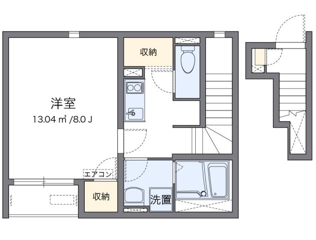 神戸市東灘区本山北町の賃貸物件間取画像