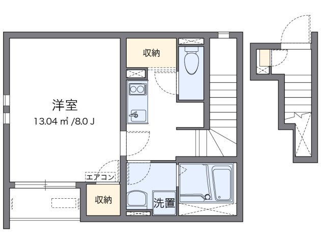 神戸市東灘区本山北町の賃貸物件間取画像