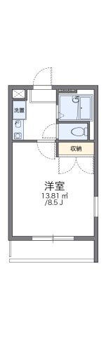 レオパレスIris 306|神戸市西区二ツ屋(神戸市営地下鉄線西神中央駅)のマンション間取 レオパレスIris 306|神戸市西区二ツ屋(神戸市営地下鉄線西神中央駅)のマンション間取