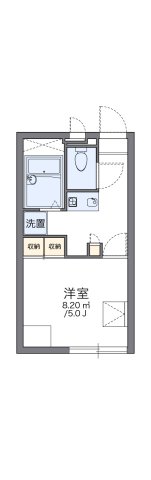 神戸市兵庫区五宮町の賃貸物件間取画像