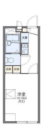 レオパレスフェレット 104|神戸市北区藤原台中町(神戸電鉄三田線岡場駅)のアパート間取 レオパレスフェレット 104|神戸市北区藤原台中町(神戸電鉄三田線岡場駅)のアパート間取