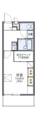 神戸市西区前開南町の賃貸物件間取画像