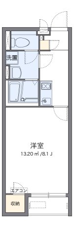 神戸市北区有野町有野の賃貸物件間取画像