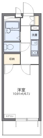神戸市長田区一番町の賃貸物件間取画像