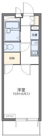 神戸市長田区一番町の賃貸物件間取画像