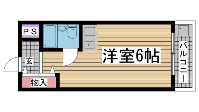 ダイドーメゾン芦屋 202|神戸市東灘区深江北町(阪神本線芦屋駅)のマンション間取 ダイドーメゾン芦屋 202|神戸市東灘区深江北町(阪神本線芦屋駅)のマンション間取
