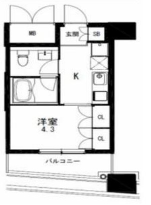 神戸市東灘区深江北町の賃貸物件間取画像