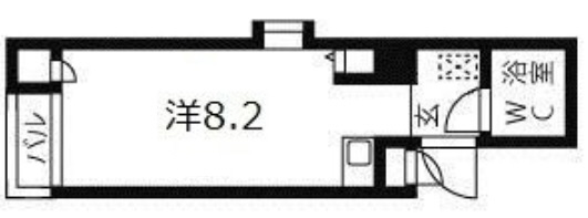 GSハイム高速神戸 401|神戸市中央区古湊通(JR東海道本線(近畿)神戸駅)のマンション間取 GSハイム高速神戸 401|神戸市中央区古湊通(JR東海道本線(近畿)神戸駅)のマンション間取