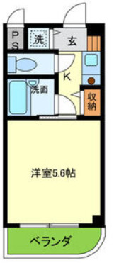 パインテール御影 308|神戸市東灘区御影本町(阪神本線御影駅)のマンション間取 パインテール御影 308|神戸市東灘区御影本町(阪神本線御影駅)のマンション間取
