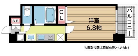 Citta・Vista神戸下山手通 502|神戸市中央区下山手通(神戸市営地下鉄線大倉山駅)のマンション間取 Citta・Vista神戸下山手通 502|神戸市中央区下山手通(神戸市営地下鉄線大倉山駅)のマンション間取
