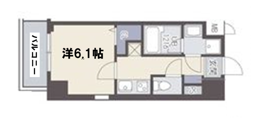 Le Lien Itayado 507|神戸市須磨区戎町(神戸市営地下鉄線板宿駅)のマンション間取 Le Lien Itayado 507|神戸市須磨区戎町(神戸市営地下鉄線板宿駅)のマンション間取