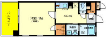 神戸市兵庫区駅南通の賃貸物件間取画像