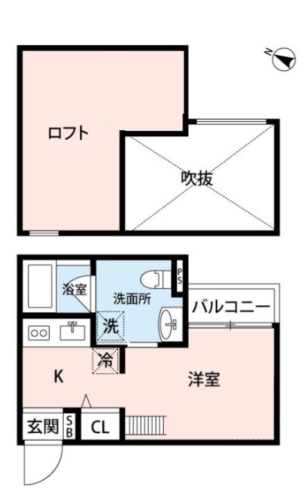 神戸市長田区大塚町の賃貸物件間取画像