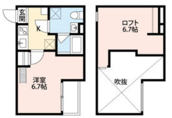 神戸市長田区野田町の賃貸物件間取画像