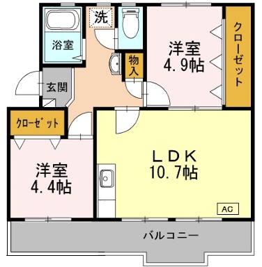 ロイヤルマンション1号棟 407|神戸市北区泉台(神戸電鉄粟生線西鈴蘭台駅)のマンション間取 ロイヤルマンション1号棟 407|神戸市北区泉台(神戸電鉄粟生線西鈴蘭台駅)のマンション間取