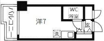 コスモプラザ三宮 803|神戸市中央区御幸通(阪神本線神戸三宮駅)のマンション間取 コスモプラザ三宮 803|神戸市中央区御幸通(阪神本線神戸三宮駅)のマンション間取