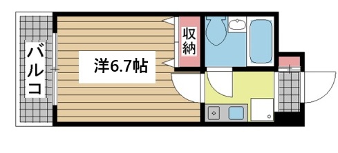 神戸市兵庫区水木通の賃貸物件間取画像
