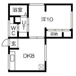 神戸市灘区篠原北町の賃貸物件間取画像