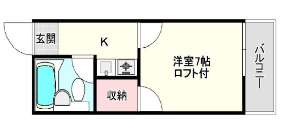 神戸市長田区片山町の賃貸物件間取画像