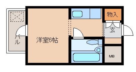 万葉ハイツ 407|神戸市中央区下山手通(JR東海道本線(近畿)元町駅)のマンション間取 万葉ハイツ 407|神戸市中央区下山手通(JR東海道本線(近畿)元町駅)のマンション間取