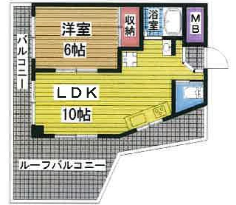 エステート五宮 401|神戸市兵庫区五宮町(神戸市営地下鉄線大倉山駅)のマンション間取 エステート五宮 401|神戸市兵庫区五宮町(神戸市営地下鉄線大倉山駅)のマンション間取