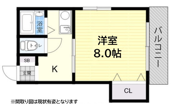 神戸市兵庫区浜崎通の賃貸物件間取画像