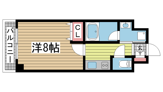 アミーグランコート三宮 911|神戸市中央区浜辺通(JR東海道本線(近畿)三ノ宮駅)のマンション間取 アミーグランコート三宮 911|神戸市中央区浜辺通(JR東海道本線(近畿)三ノ宮駅)のマンション間取