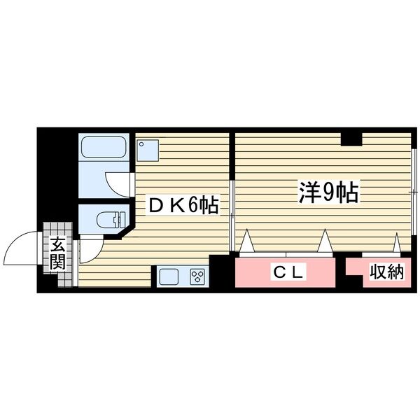 ヤマウラ77ビル 704|神戸市中央区加納町(山陽新幹線新神戸駅)のマンション間取 ヤマウラ77ビル 704|神戸市中央区加納町(山陽新幹線新神戸駅)のマンション間取
