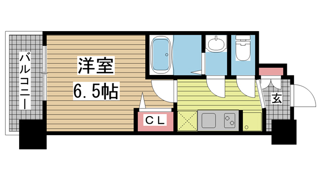 ArtizA王子公園D.C. 905|神戸市灘区水道筋(JR東海道本線(近畿)摩耶駅)のマンション間取 ArtizA王子公園D.C. 905|神戸市灘区水道筋(JR東海道本線(近畿)摩耶駅)のマンション間取