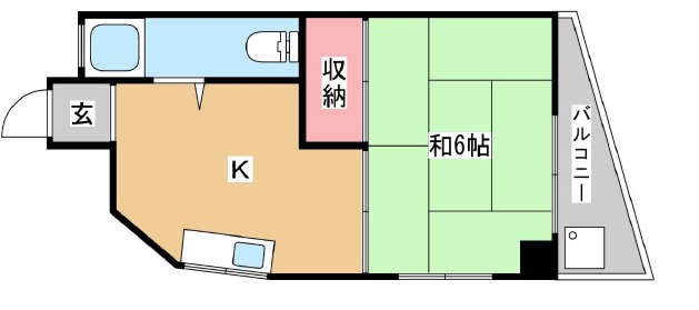 山海マンション 307|神戸市中央区下山手通(JR東海道本線(近畿)元町駅)のマンション間取 山海マンション 307|神戸市中央区下山手通(JR東海道本線(近畿)元町駅)のマンション間取