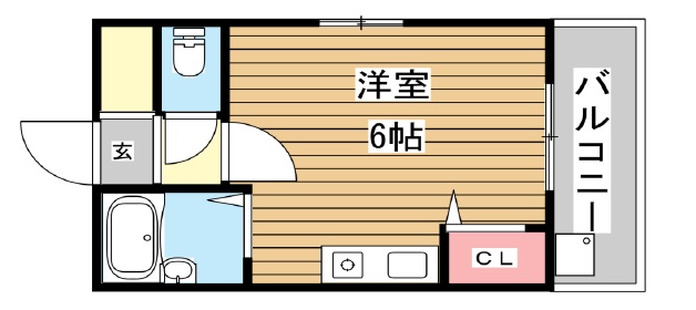 KMマンション 301|神戸市中央区中山手通(JR東海道本線(近畿)三ノ宮駅)のマンション間取 KMマンション 301|神戸市中央区中山手通(JR東海道本線(近畿)三ノ宮駅)のマンション間取
